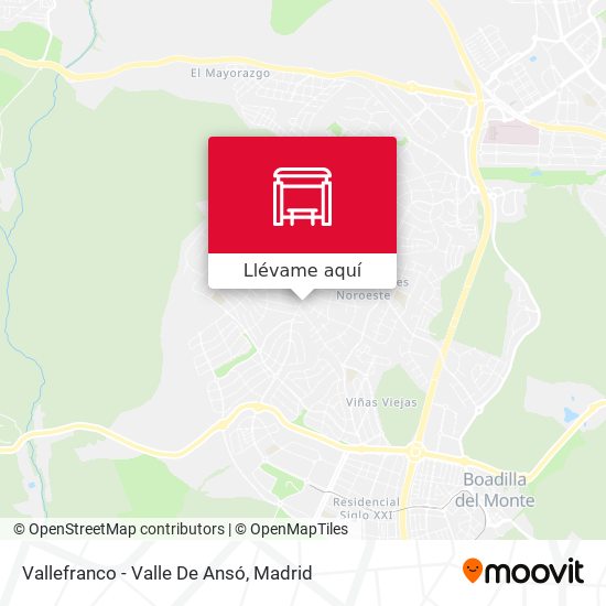Mapa Vallefranco - Valle De Ansó