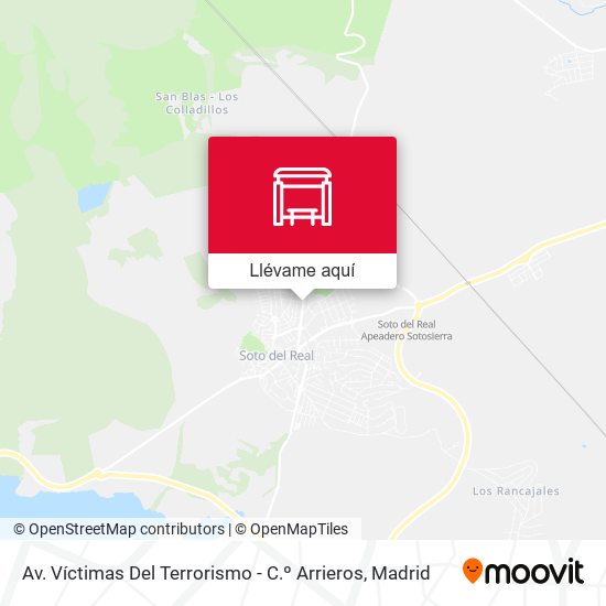 Mapa Av. Víctimas Del Terrorismo - C.º Arrieros