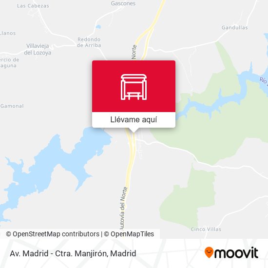 Mapa Av. Madrid - Ctra. Manjirón