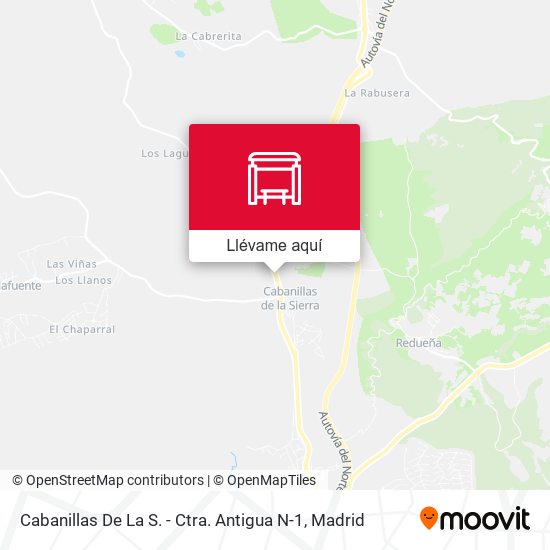 Mapa Cabanillas De La S. - Ctra. Antigua N-1