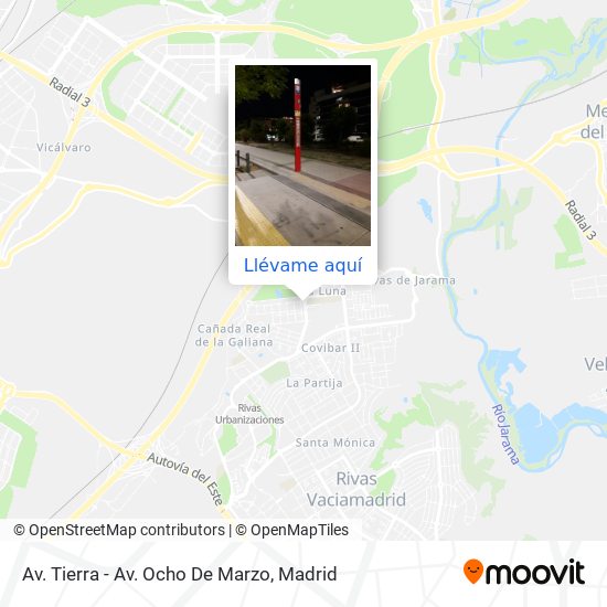 Mapa Av. Tierra - Av. Ocho De Marzo