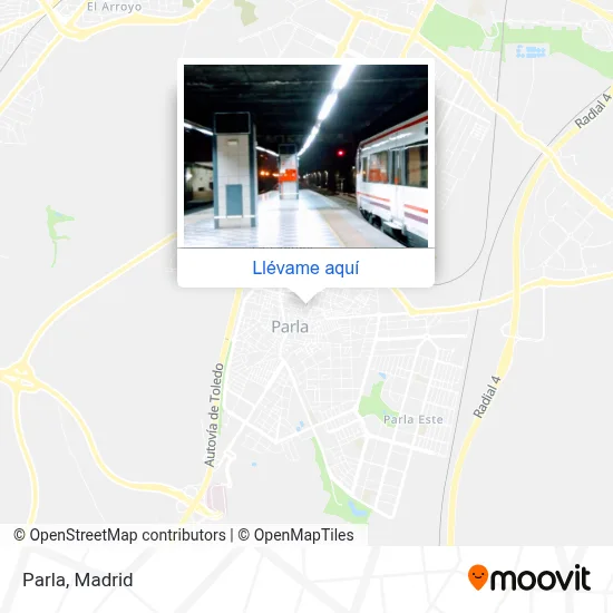 Mapa Parla