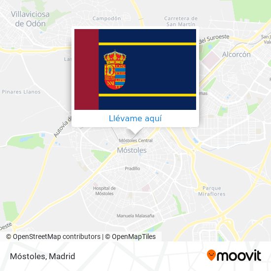 Mapa Móstoles