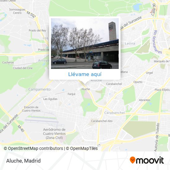 Mapa Aluche