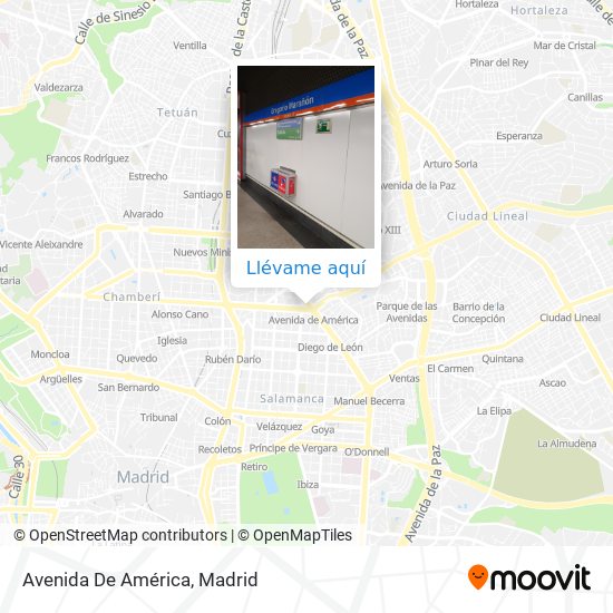 ¿Cómo llegar a Avenida De América en Madrid en Metro, Autobús o Tren?
