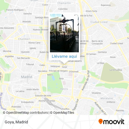 Mapa Goya