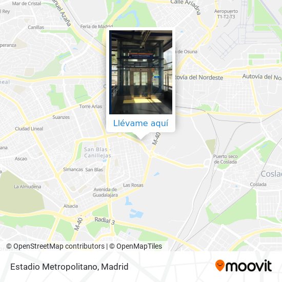 Mapa Estadio Metropolitano