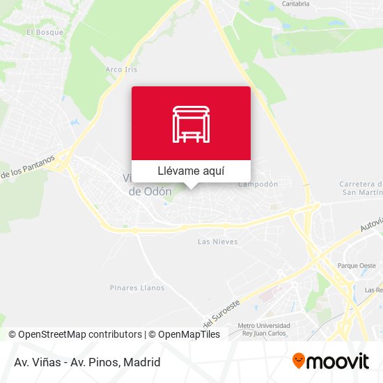 Mapa Av. Viñas - Av. Pinos