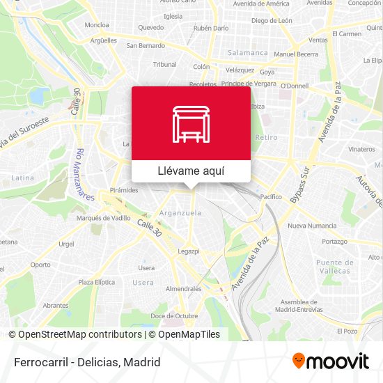 Mapa Ferrocarril - Delicias