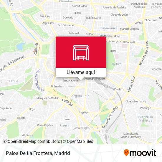 Mapa Palos De La Frontera