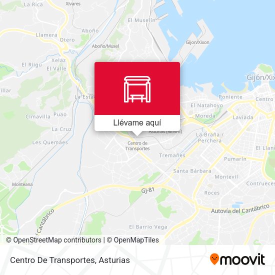 Mapa Centru De Tresportes
