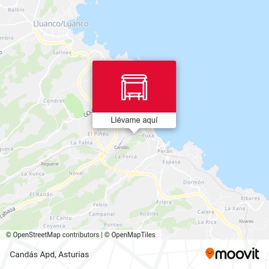 Mapa Candás Apd