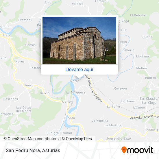 Mapa San Pedru Nora