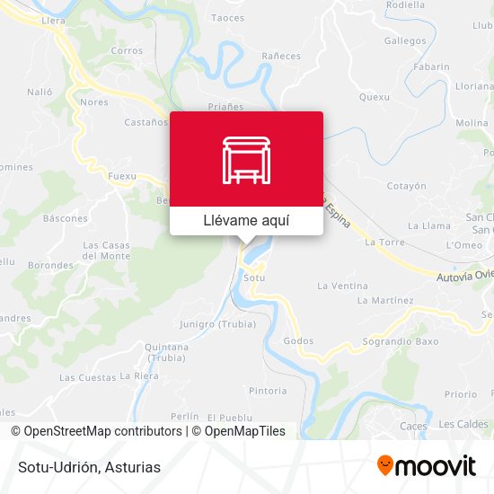 Mapa Sotu-Udrión