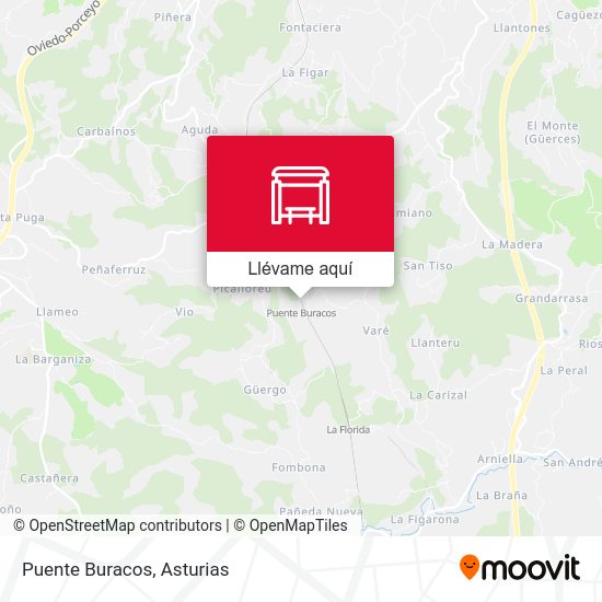 Mapa Puente Buracos