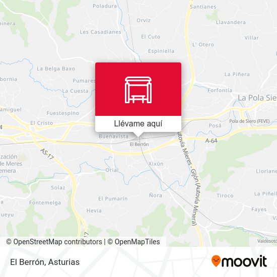 Mapa El Berrón