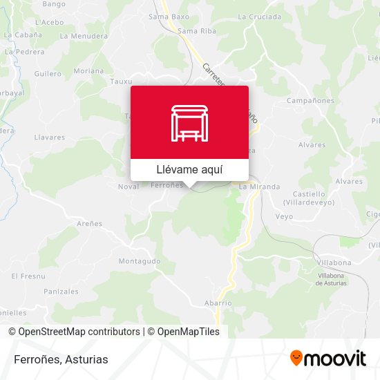 Mapa Ferroñes