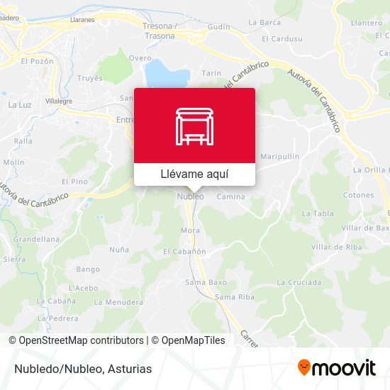 Mapa Nubledo/Nubleo