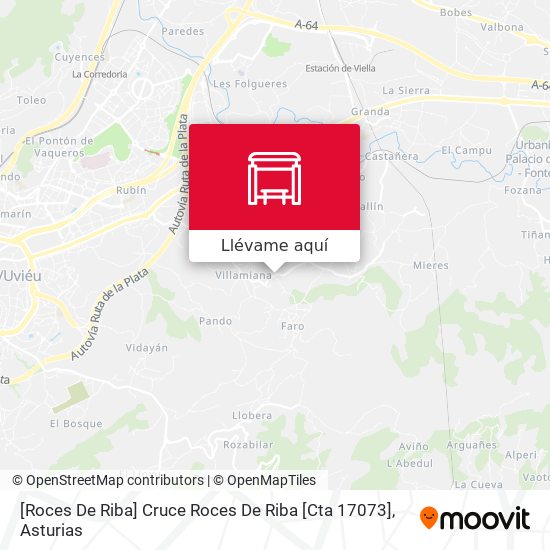 Mapa [Roces De Riba]  Cruce Roces De Riba [Cta 17073]
