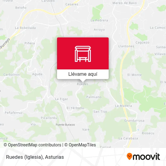 Mapa Ruedes (Iglesia)