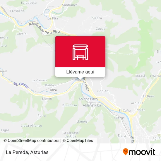 Mapa La Pereda