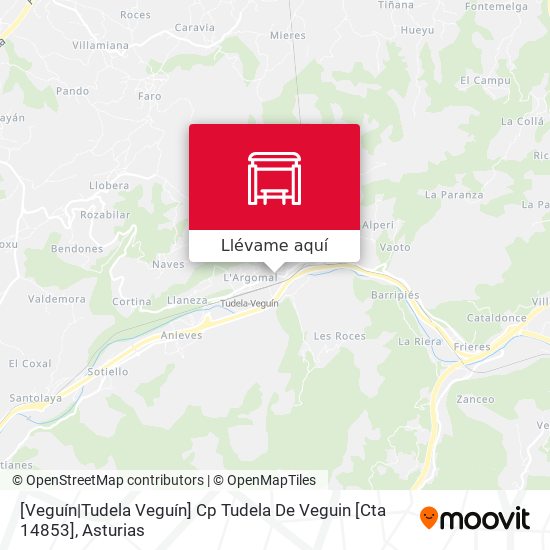 Mapa [Veguín|Tudela Veguín]  Cp Tudela De Veguin [Cta 14853]
