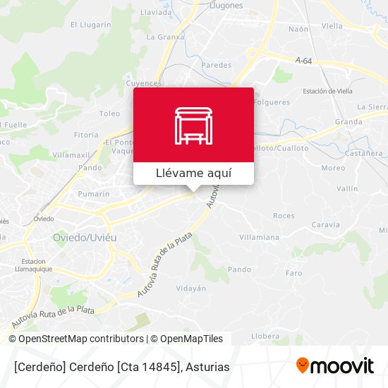 Mapa [Cerdeño]  Cerdeño [Cta 14845]