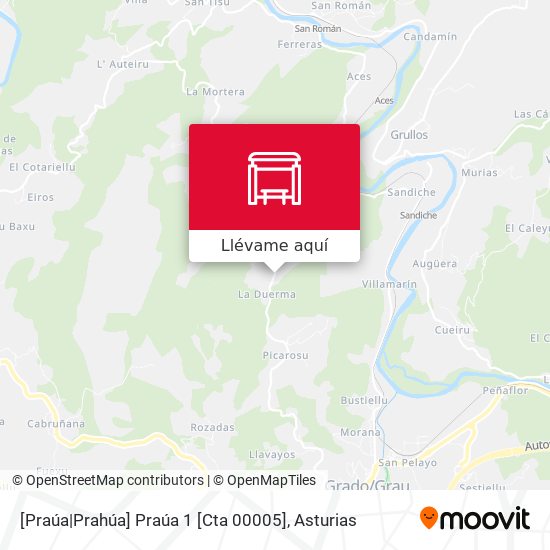 Mapa [Praúa|Prahúa]  Praúa 1 [Cta 00005]