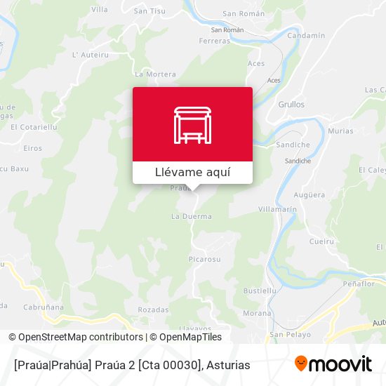 Mapa [Praúa|Prahúa]  Praúa 2 [Cta 00030]