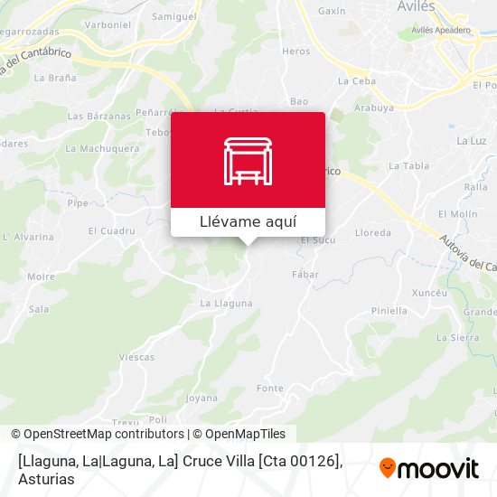 Mapa [Llaguna, La|Laguna, La]  Cruce Villa [Cta 00126]
