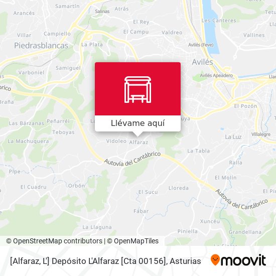 Mapa [Alfaraz, L']  Depósito L'Alfaraz [Cta 00156]