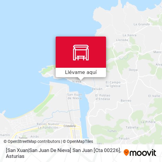Mapa [San Xuan|San Juan De Nieva]  San Juan [Cta 00226]