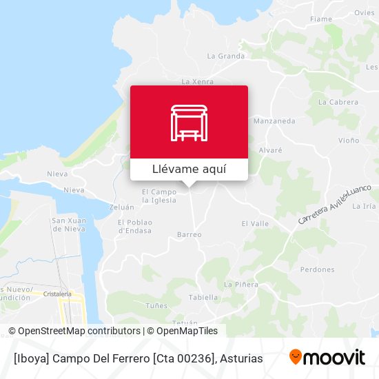 Mapa [Iboya]  Campo Del Ferrero [Cta 00236]