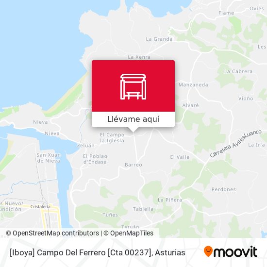 Mapa [Iboya]  Campo Del Ferrero [Cta 00237]