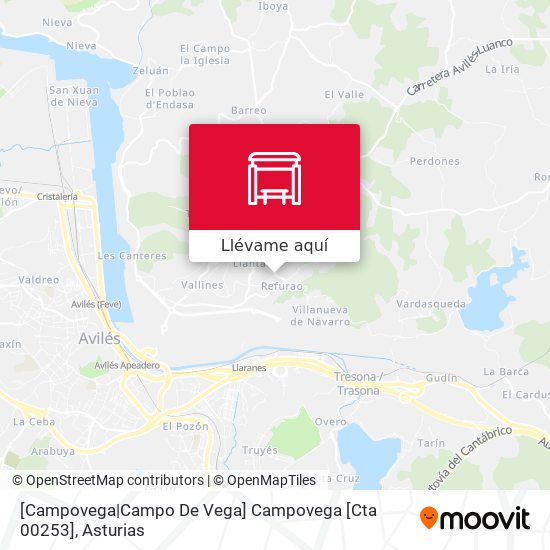 Mapa [Campovega|Campo De Vega]  Campovega [Cta 00253]