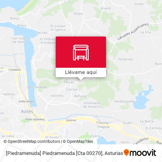 Mapa [Piedramenuda]  Piedramenuda [Cta 00270]
