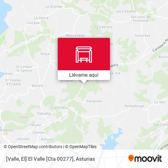 Mapa [Valle, El]  El Valle [Cta 00277]