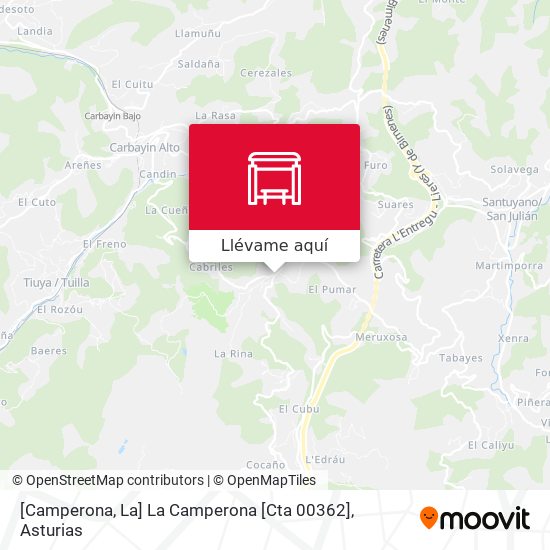 Mapa [Camperona, La]  La Camperona [Cta 00362]