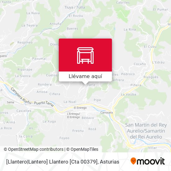 Mapa [Llantero|Lantero]  Llantero [Cta 00379]