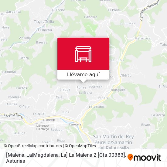 Mapa [Malena, La|Magdalena, La]  La Malena 2 [Cta 00383]