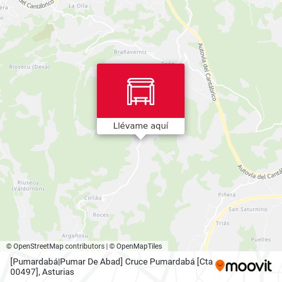 Mapa [Pumardabá|Pumar De Abad]  Cruce Pumardabá [Cta 00497]