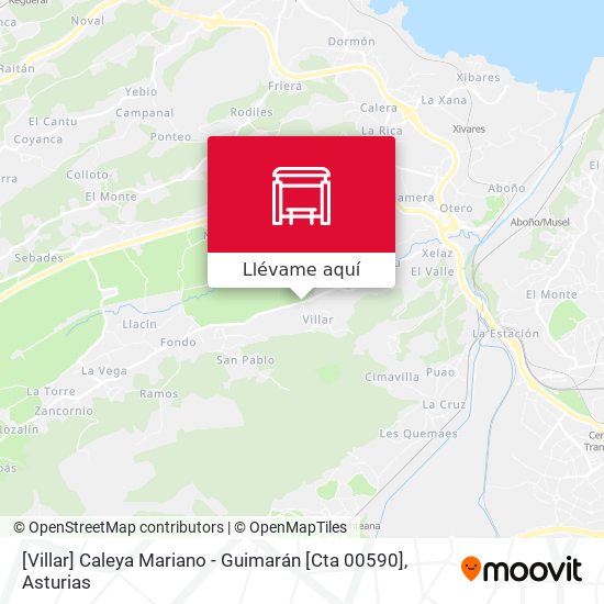 Mapa [Villar]  Caleya Mariano - Guimarán [Cta 00590]