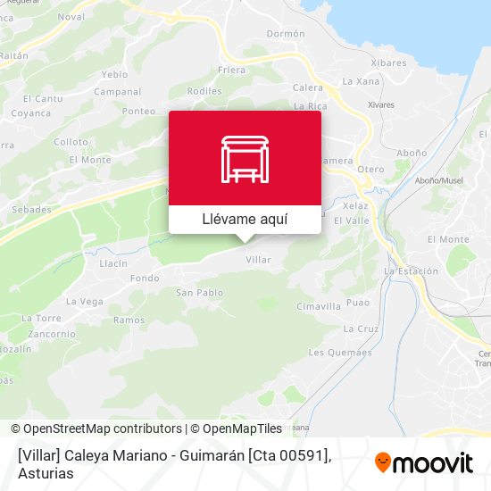 Mapa [Villar]  Caleya Mariano - Guimarán [Cta 00591]