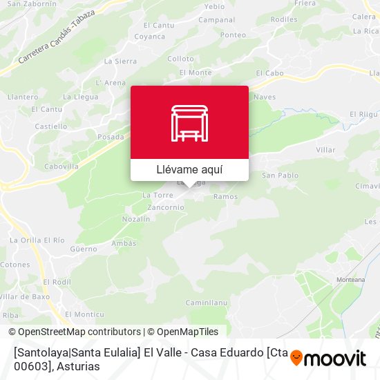 Mapa [Santolaya|Santa Eulalia]  El Valle - Casa Eduardo [Cta 00603]