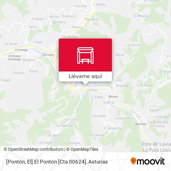 Mapa [Pontón, El]  El Pontón [Cta 00624]