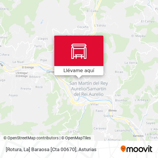 Mapa [Rotura, La]  Baraosa [Cta 00670]