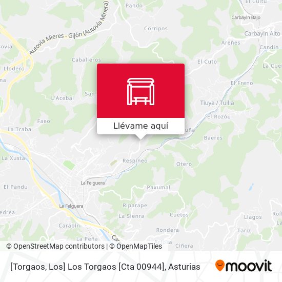 Mapa [Torgaos, Los]  Los Torgaos [Cta 00944]