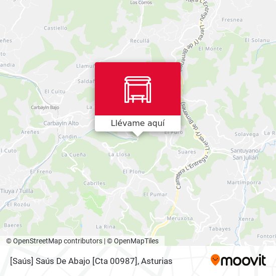 Mapa [Saús]  Saús De Abajo [Cta 00987]
