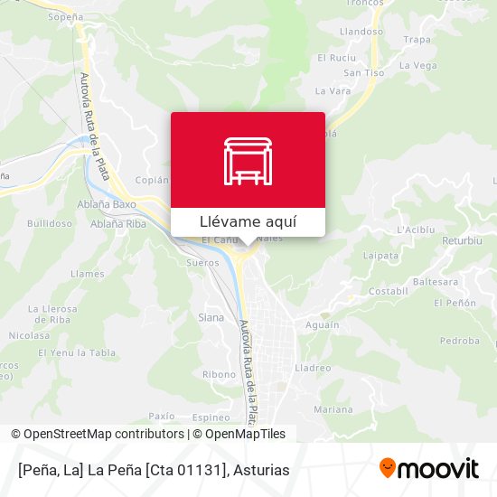 Mapa [Peña, La]  La Peña [Cta 01131]