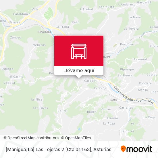 Mapa [Manigua, La]  Las Tejeras 2 [Cta 01163]